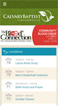 Mobile Screenshot of calvarysimpsonville.org