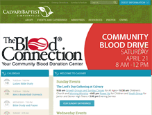 Tablet Screenshot of calvarysimpsonville.org